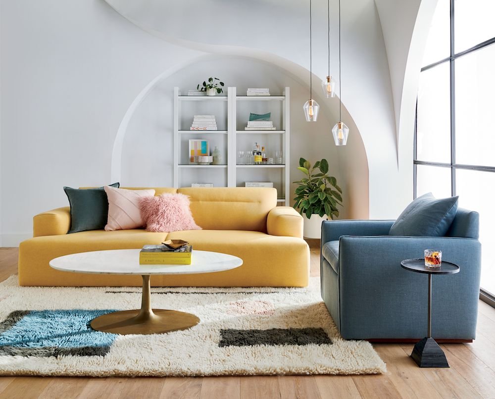 30 enchanting examples of yellow sofa in the interior