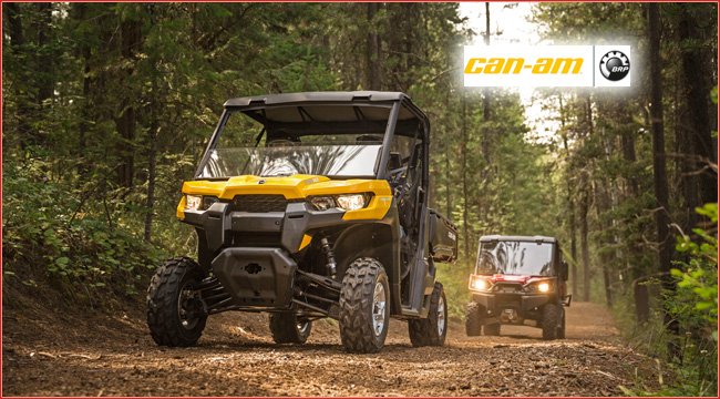 BRPs first side by side utility vehicle Can Am Defender on test