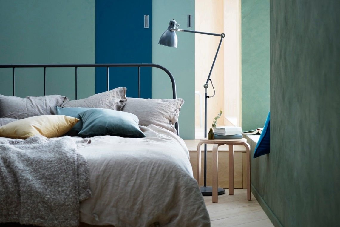 Comfortable color palettes for the autumn bedroom design