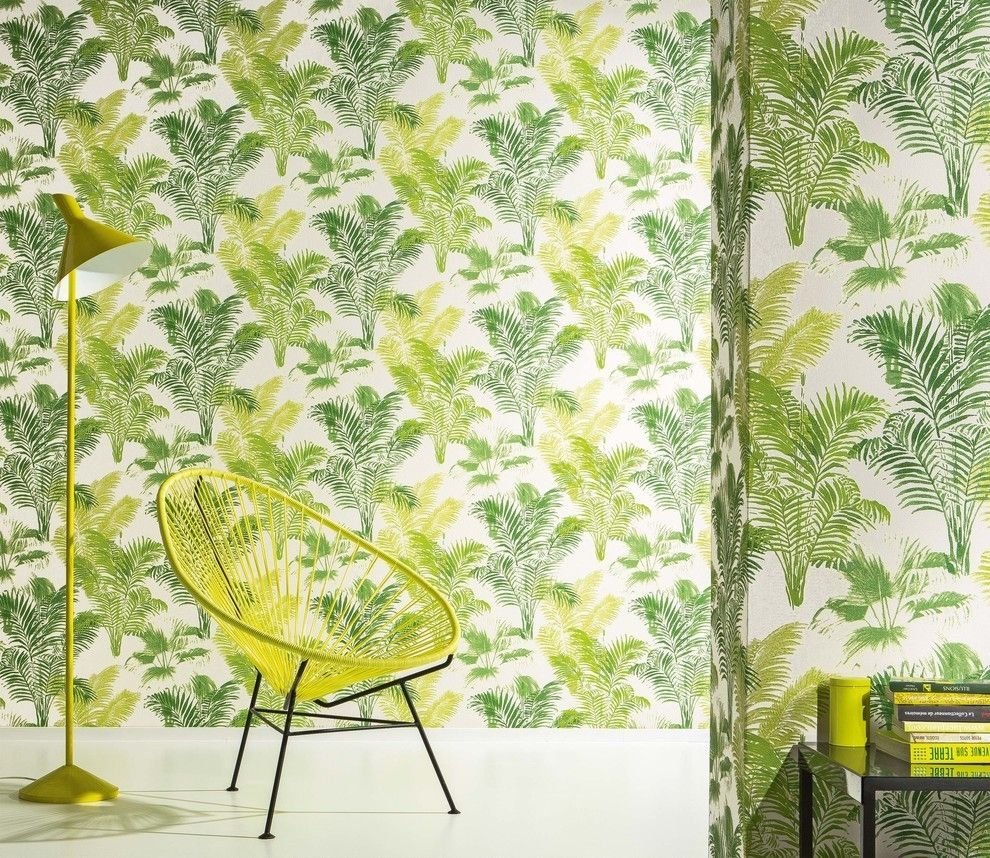 Cool Stylish Tropical leaves in the interior