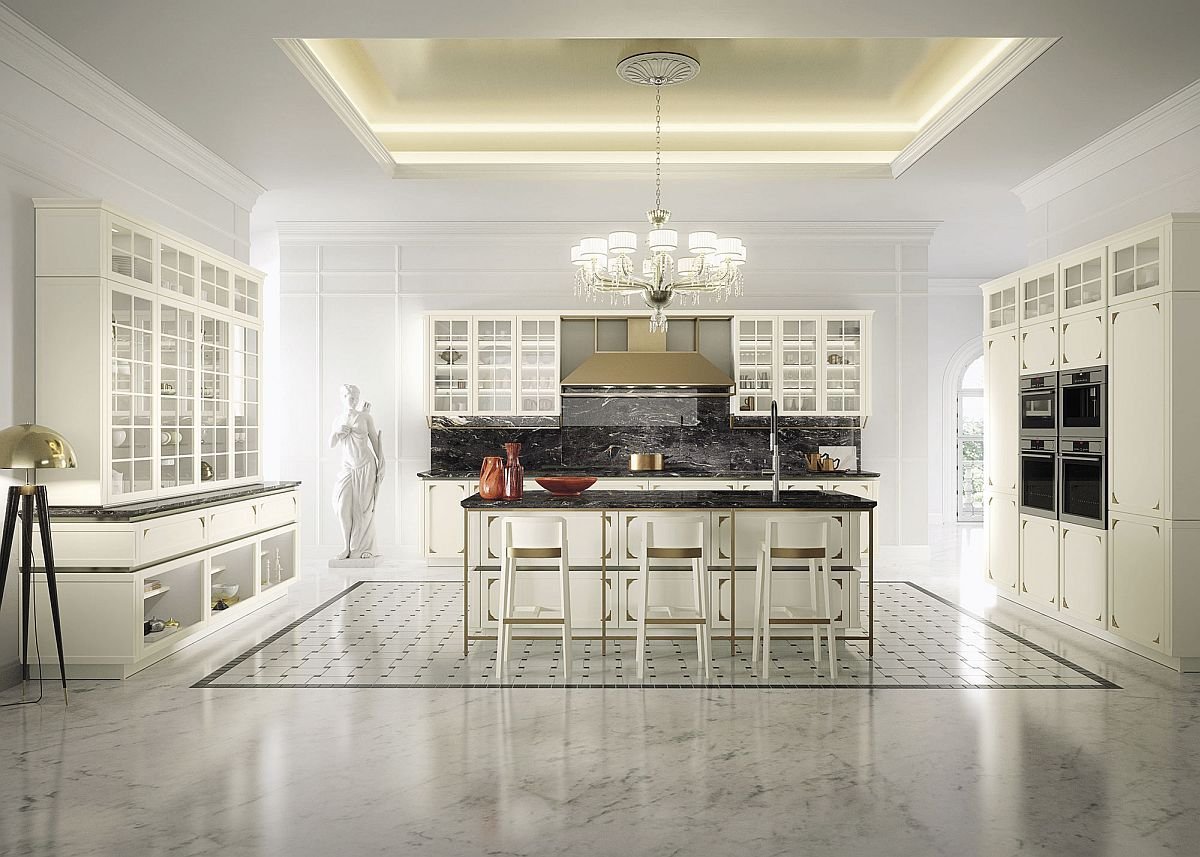 Kelly A chic modern kitchen that has an intricate and