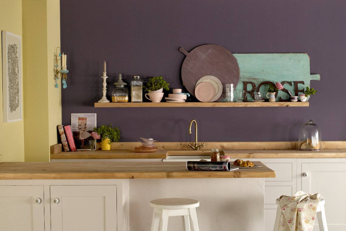Purple wall colors and their various modern nuances