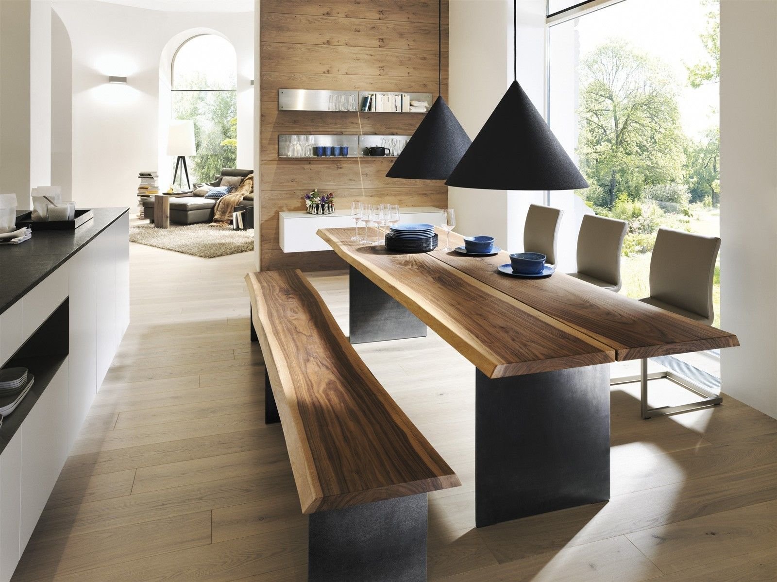 Stylishly designed dining rooms are very trendy