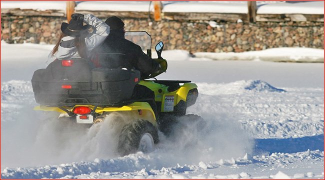 Tips With the quad through the winter