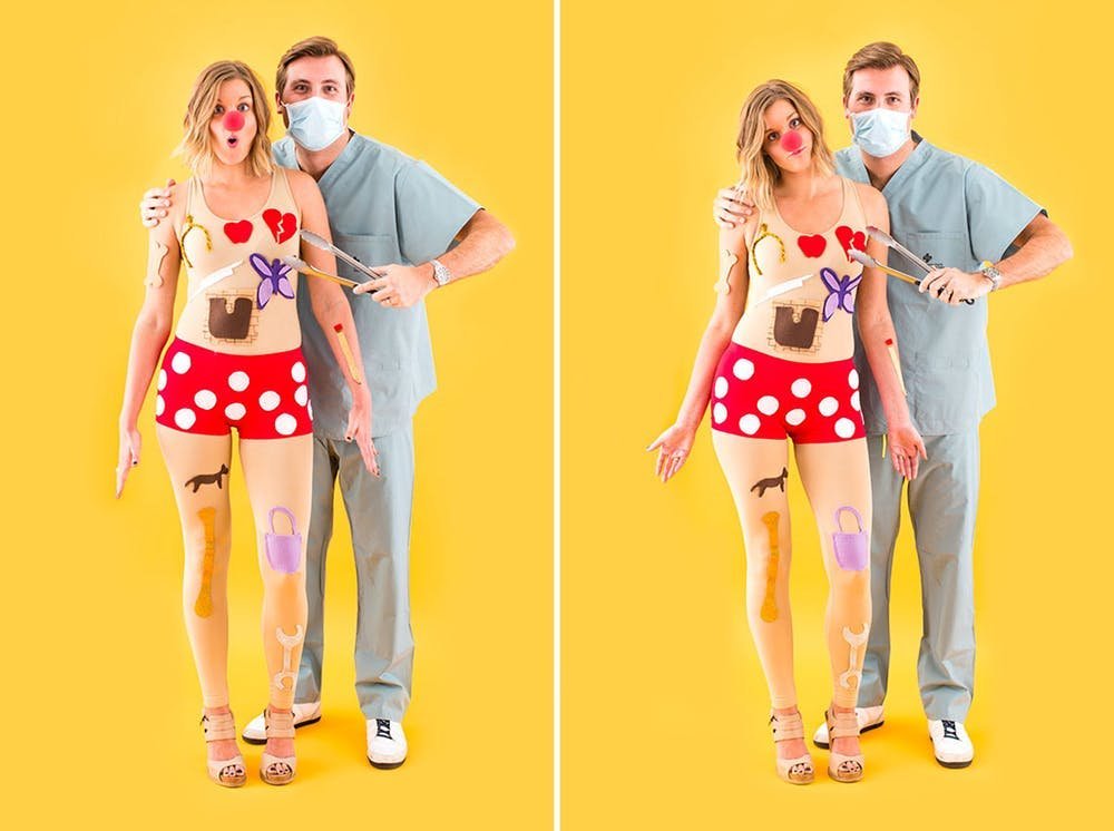 Trendy ideas for Halloween costumes appear in a partner