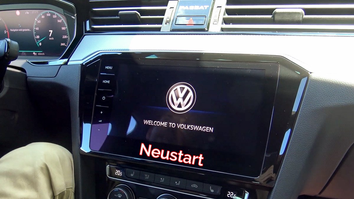 VW Discover Pro hangs Simply restart the infotainment system