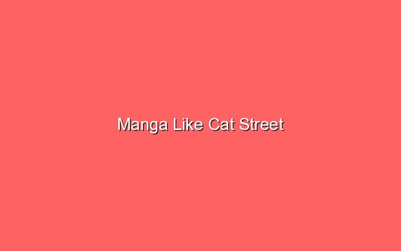 manga like cat street 17999