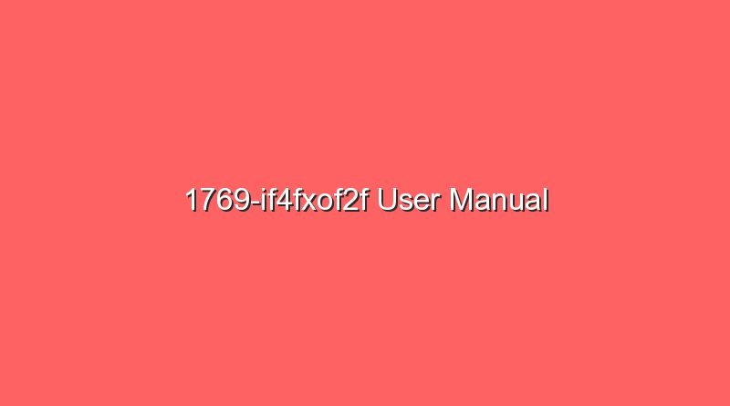 1769 if4fxof2f user manual 17045