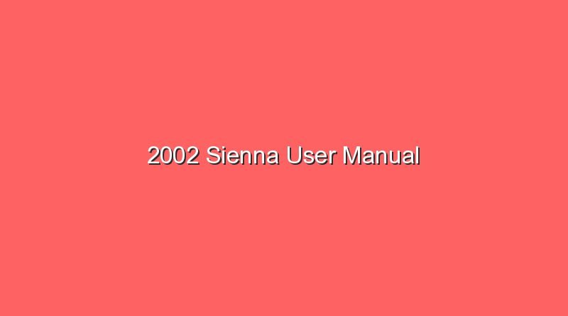 2002 sienna user manual 17048