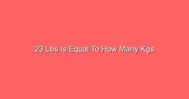 23 lbs is equal to how many kgs 29089 1