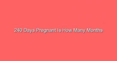 240 days pregnant is how many months 29099 1