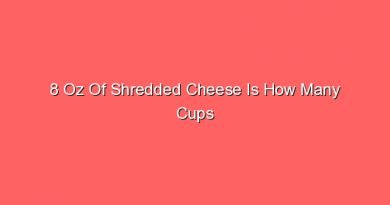 8 oz of shredded cheese is how many cups 13649