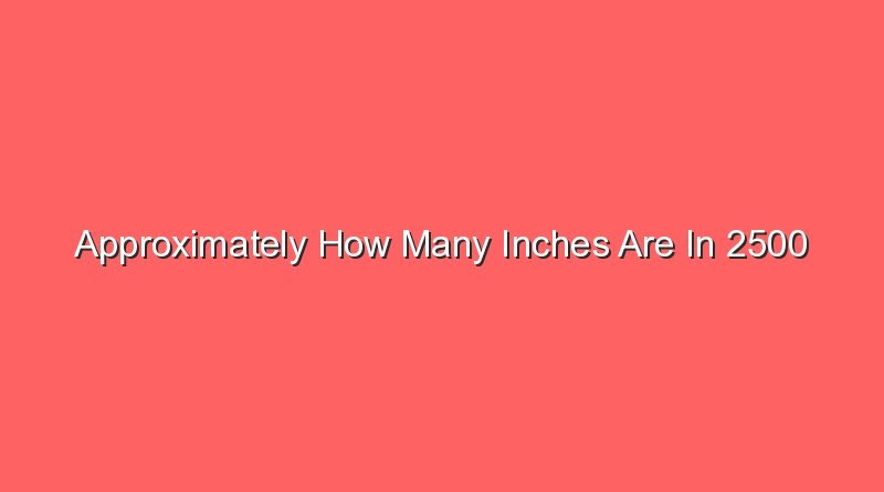 approximately how many inches are in 2500 millimeters 13655