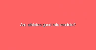 are athletes good role models 8431