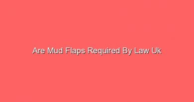 are mud flaps required by law uk 12524