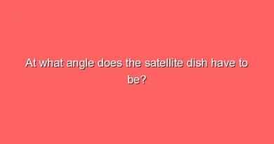 at what angle does the satellite dish have to be 8882