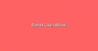 bands like idkhow 17412
