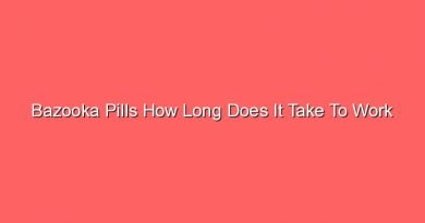 bazooka pills how long does it take to work 30368