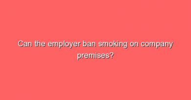 can the employer ban smoking on company premises 7613