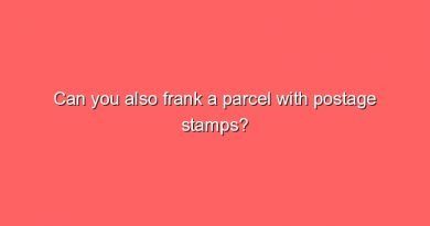 can you also frank a parcel with postage stamps 8635