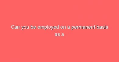 can you be employed on a permanent basis as a student 5957