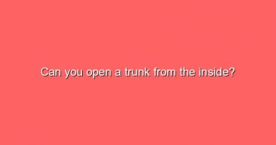 can you open a trunk from the inside 9656