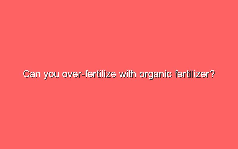 can-you-over-fertilize-with-organic-fertilizer-sonic-hours