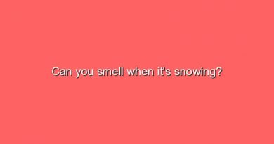 can you smell when its snowing 16710