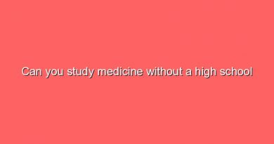 can you study medicine without a high school diploma 10216