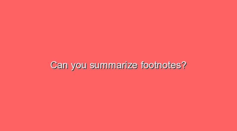 can you summarize footnotes 10982