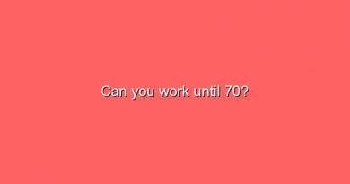can you work until 70 8917