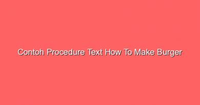 contoh procedure text how to make burger 30429 1