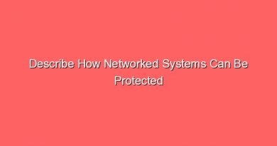 describe how networked systems can be protected 14938