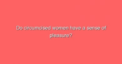 do circumcised women have a sense of pleasure 6048