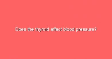 does the thyroid affect blood pressure 10459