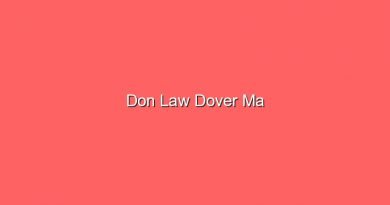 don law dover ma 12289