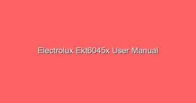 electrolux ekt6045x user manual 16972