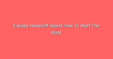 escape rosecliff island how to start the boat 30536