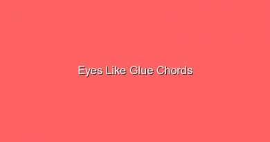 eyes like glue chords 17277