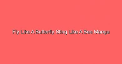 fly like a butterfly sting like a bee manga 17133