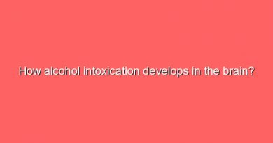 how alcohol intoxication develops in the brain 9368
