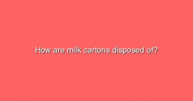 how are milk cartons disposed of 8116