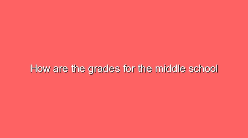 how are the grades for the middle school certificate calculated 9390