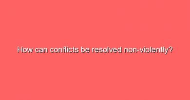 how can conflicts be resolved non violently 10453