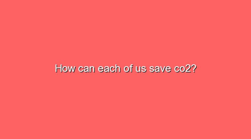 how can each of us save co2 8594