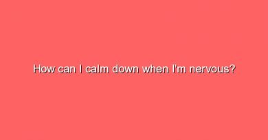 how can i calm down when im nervous 9915