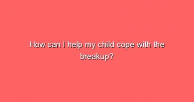 how can i help my child cope with the breakup 7496