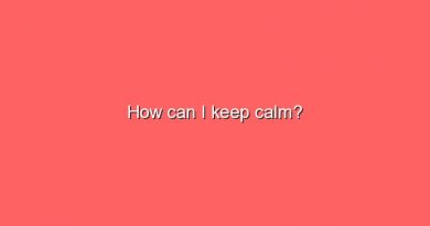how can i keep calm 7077