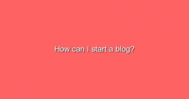 how can i start a blog 8839