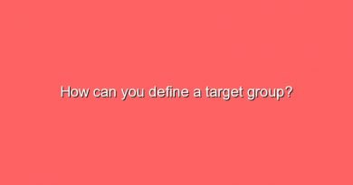 how can you define a target group 7178